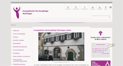 Desktop Screenshot of ev-kirchenpflege-nuertingen.de