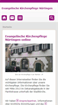 Mobile Screenshot of ev-kirchenpflege-nuertingen.de